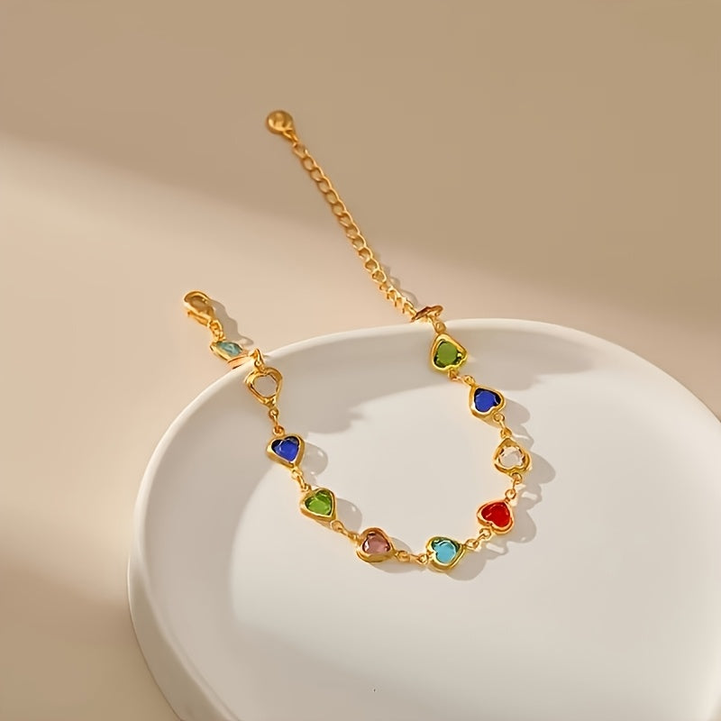 Pulsera única en forma de corazón