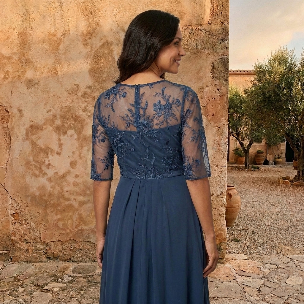 Adriana | Vestido de gasa elegante